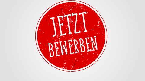 Jetzt-Bewerben-Schild