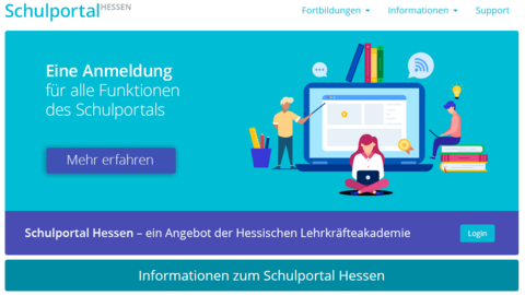 Startseite Schulportal