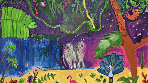 Kalenderblatt Juli - Jahreskalender 