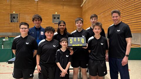 Bronzemedaille Tischtennis WK II Jugen Carl-von-Weinberg-Schule Frankfurt