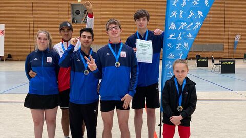 Silbermedaille Para Tischtennis Alexander-von-Schmorell-Schule Kassel